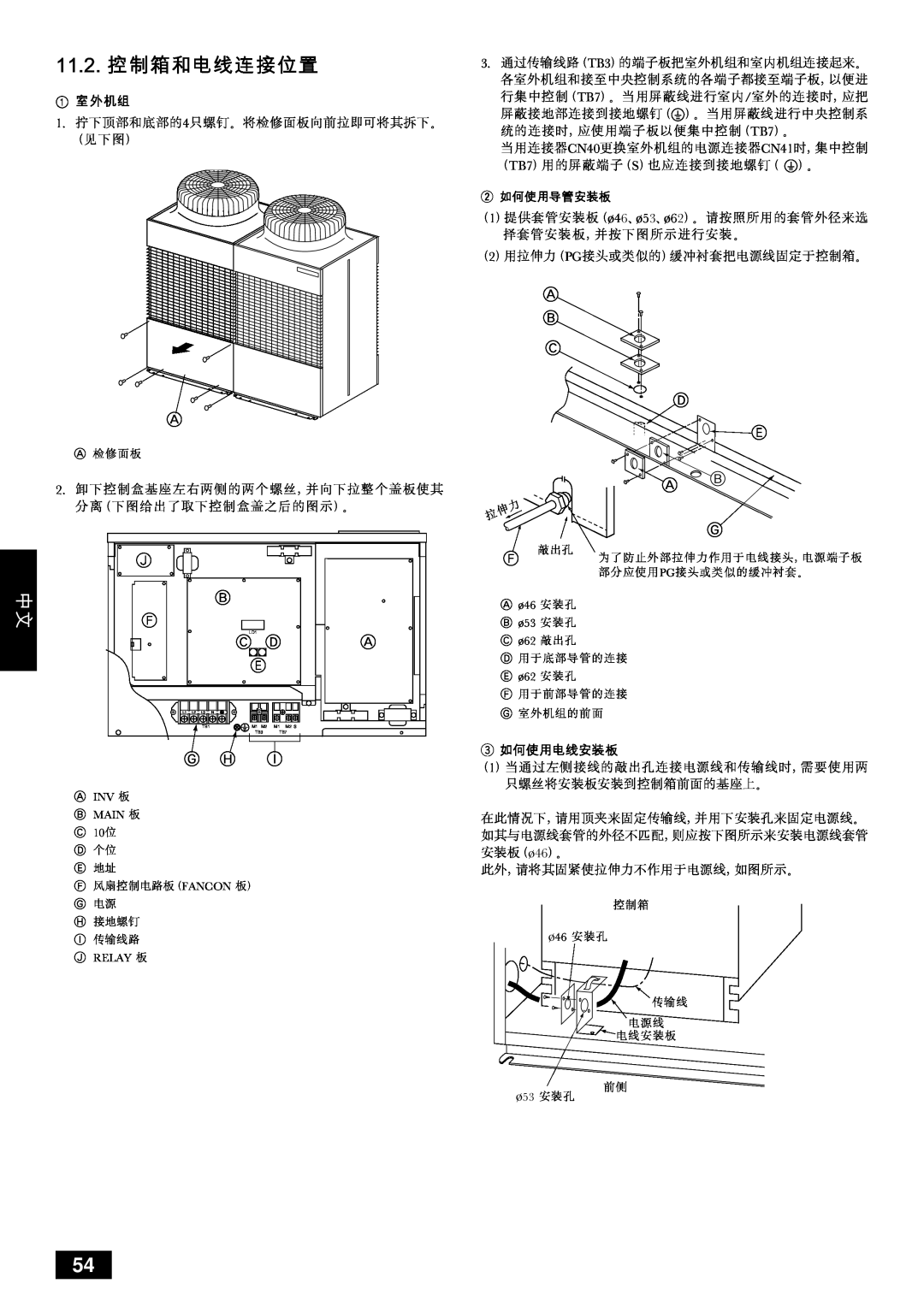 Mitsubishi Electronics PUHY-YMC installation manual Nnkok=, J B F, C D A E, A B C D E A B G, F !#$%&*+,-. */012 