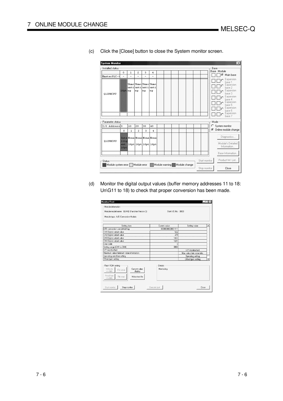 Mitsubishi Electronics Q64AD, Q68ADI, Q68ADV user manual Melsec-Q 