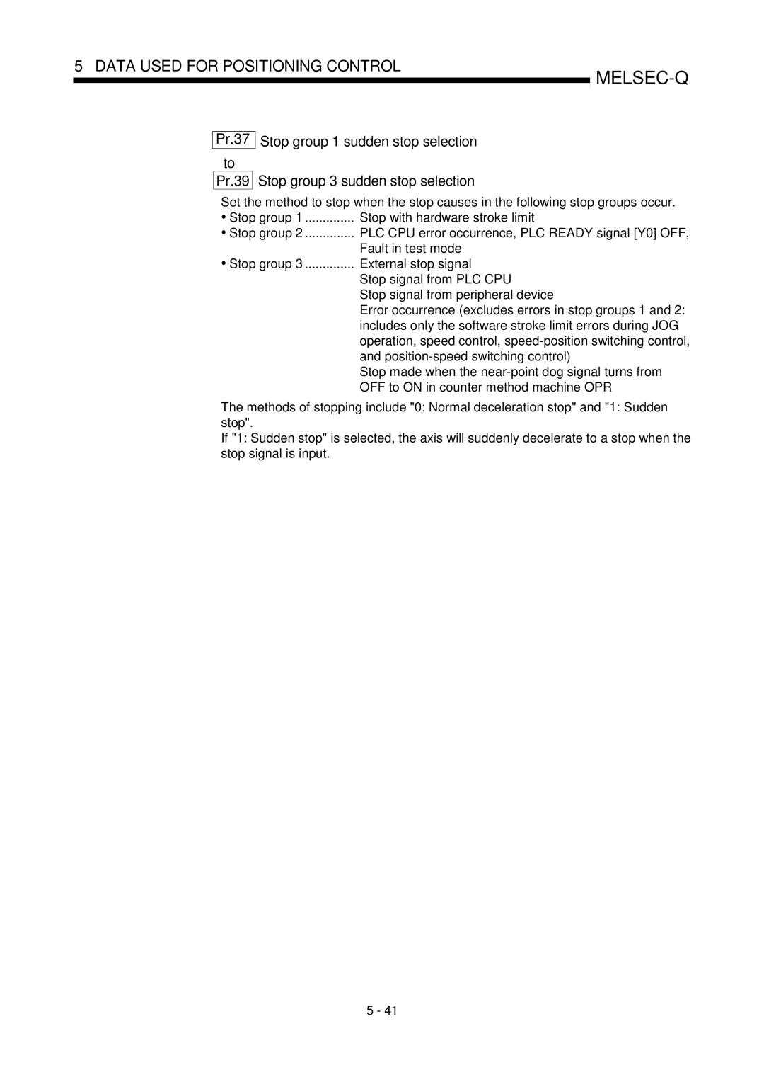 Mitsubishi Electronics QD75D, QD75P user manual Melsec-Q 