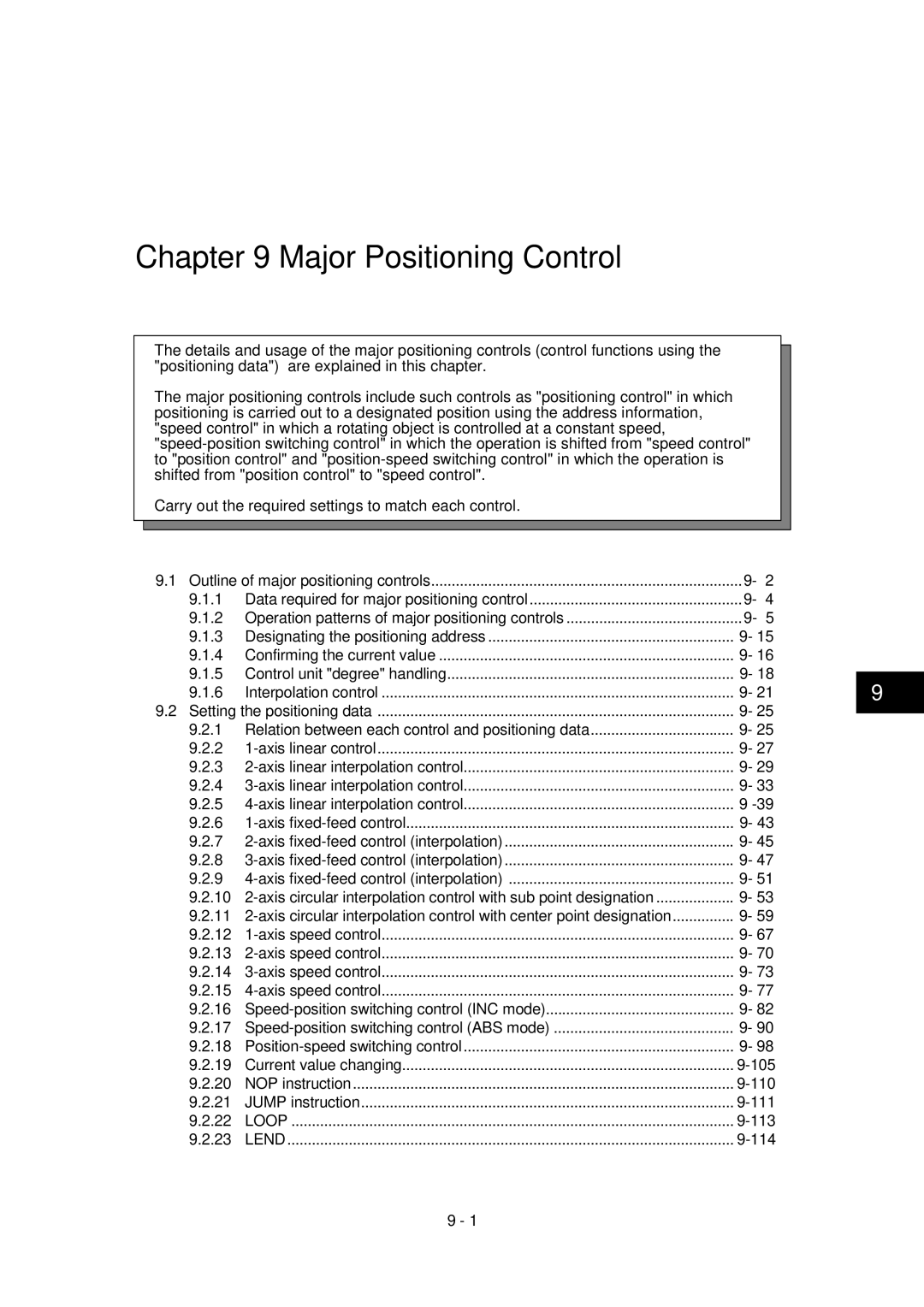 Mitsubishi Electronics QD75D, QD75P user manual Major Positioning Control, Control unit degree handling 