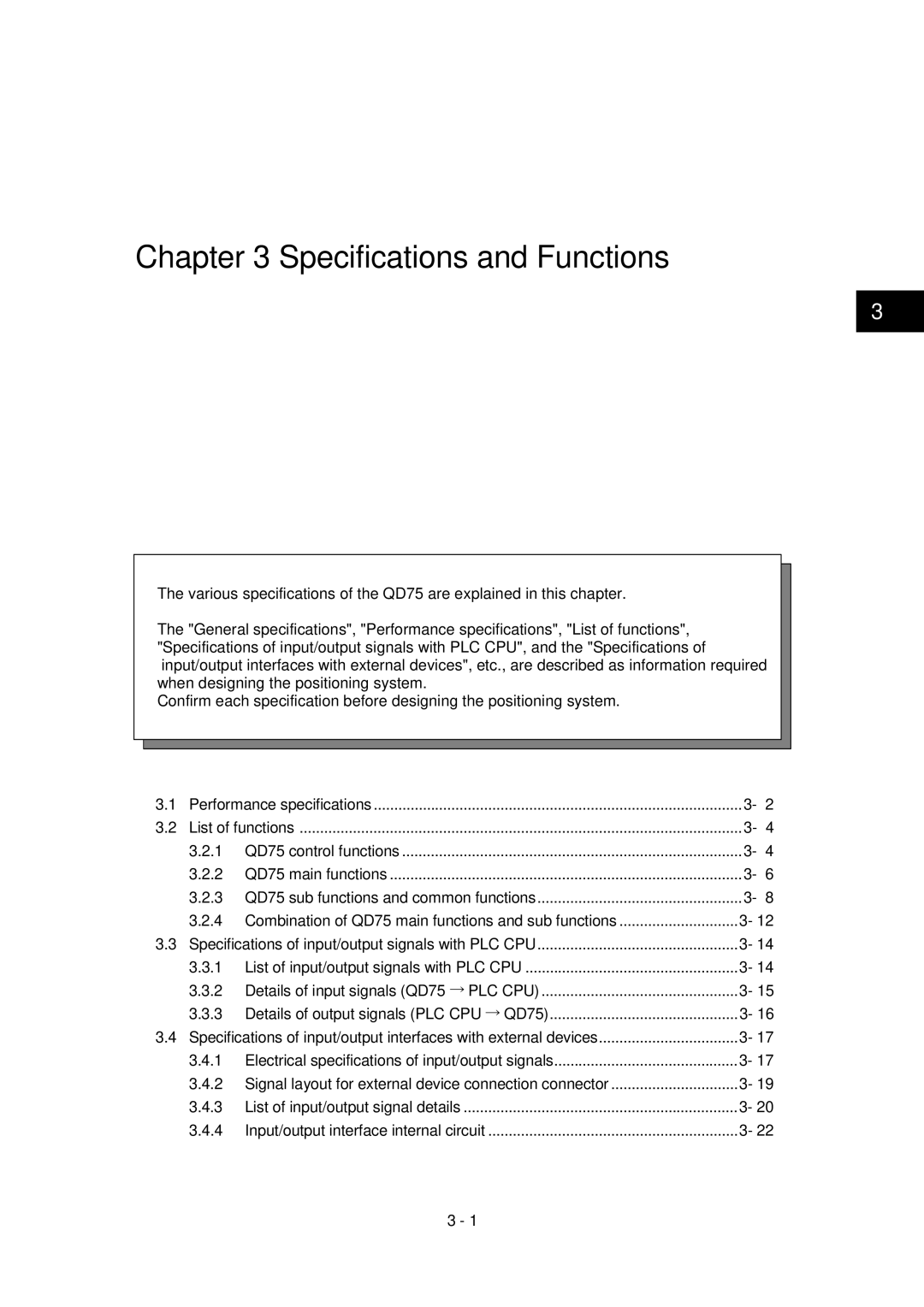 Mitsubishi Electronics QD75D, QD75P user manual Combination of QD75 main functions and sub functions 