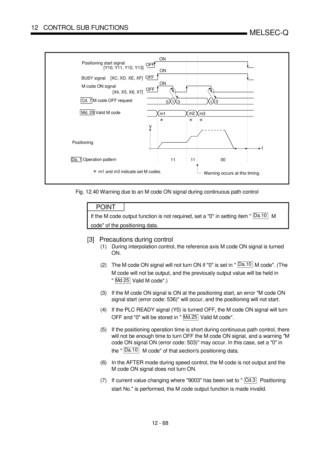 Mitsubishi Electronics QD75P, QD75D user manual Point 