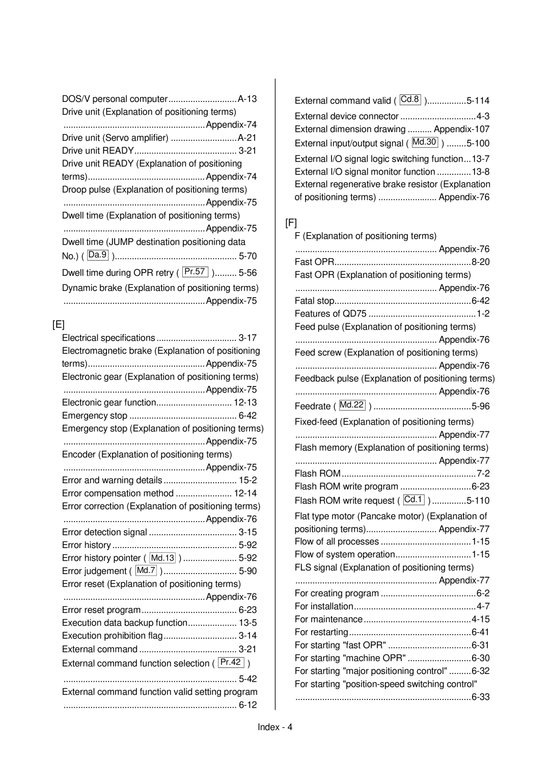 Mitsubishi Electronics QD75P Drive unit Explanation of positioning terms, Drive unit Ready Explanation of positioning 