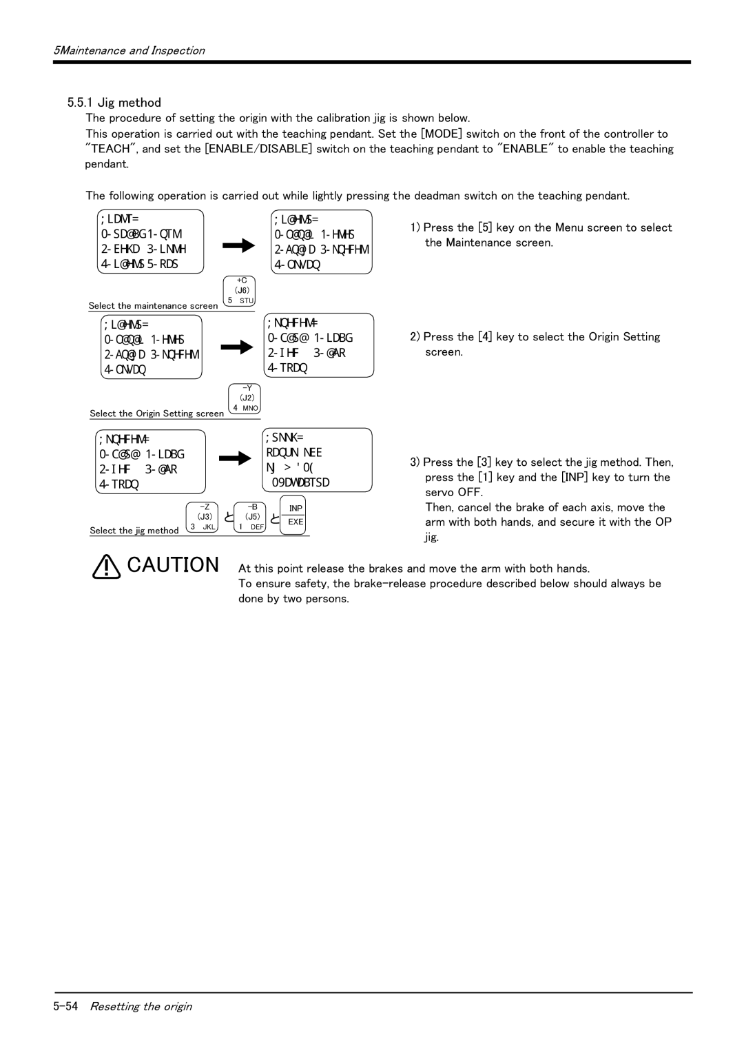 Mitsubishi Electronics RV-6S instruction manual Jig method 