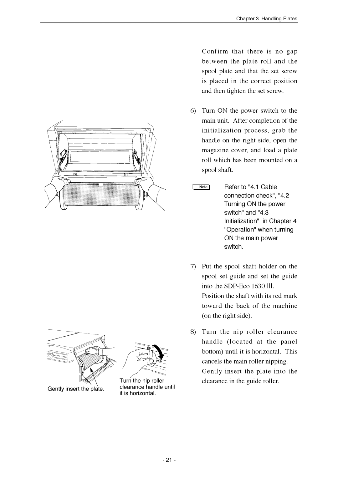 Mitsubishi Electronics SDP-ECO 1630 III manual Refer to 4.1 Cable 