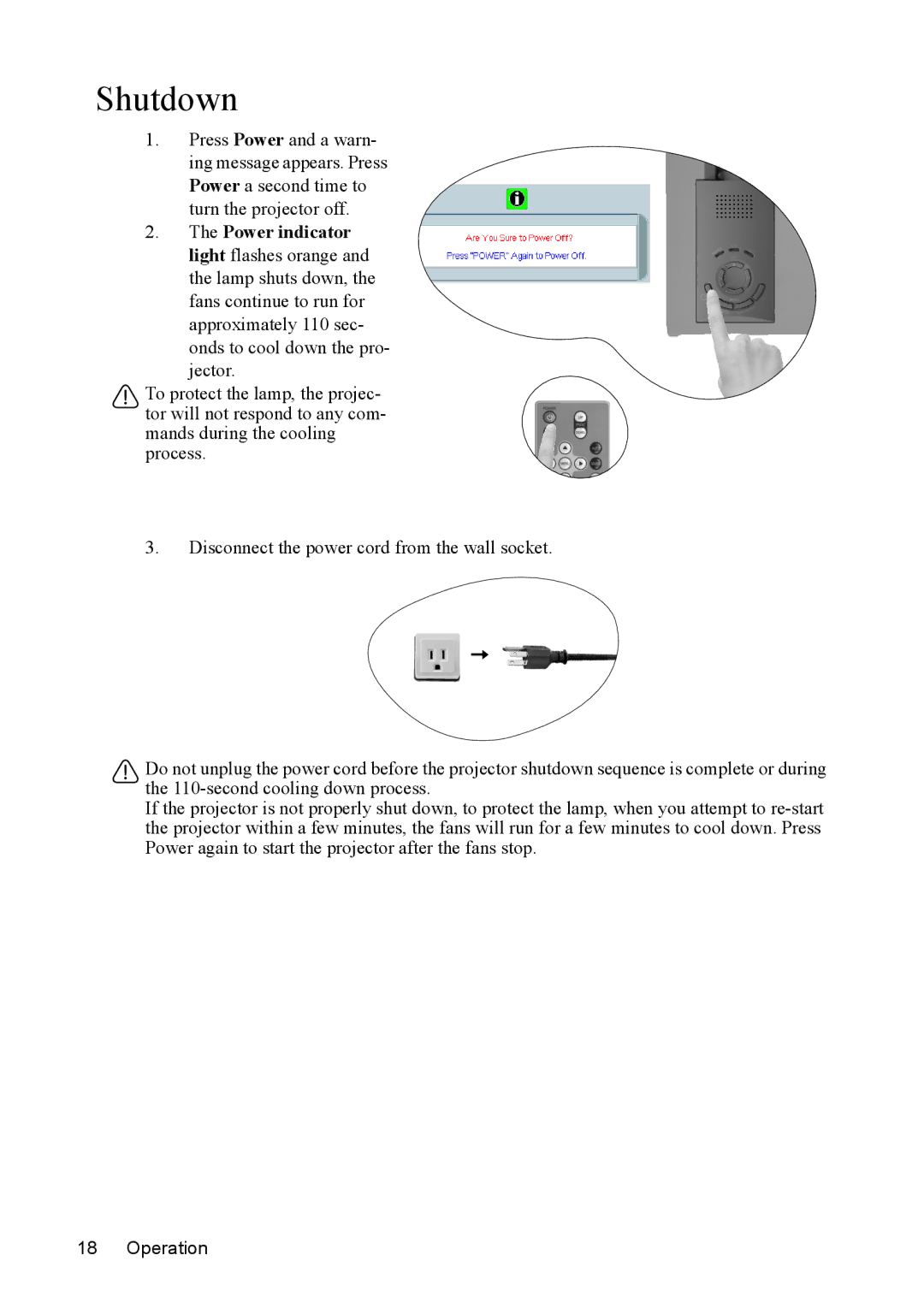 Mitsubishi Electronics SE2U user manual Shutdown 