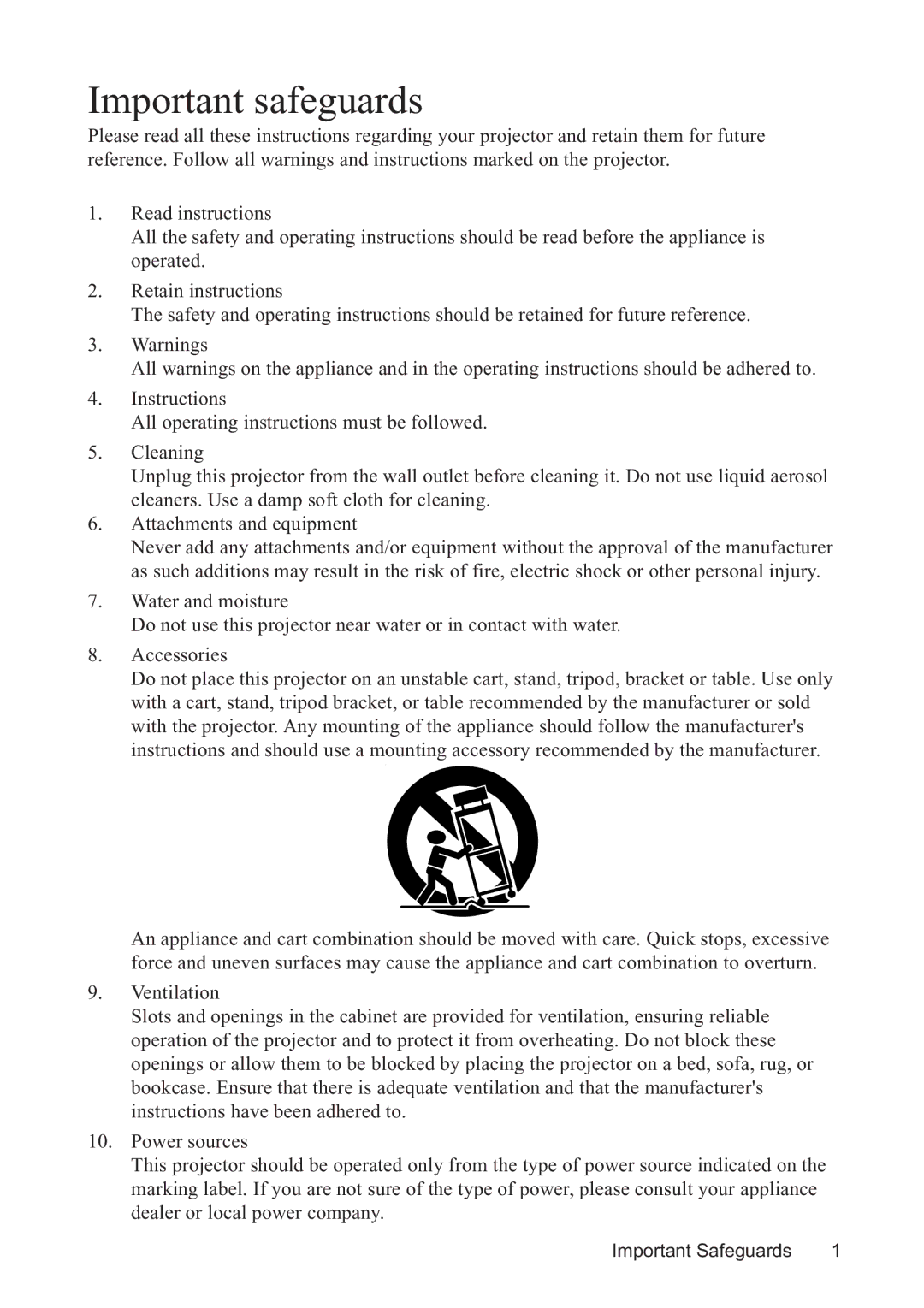 Mitsubishi Electronics SE2U user manual Important safeguards 