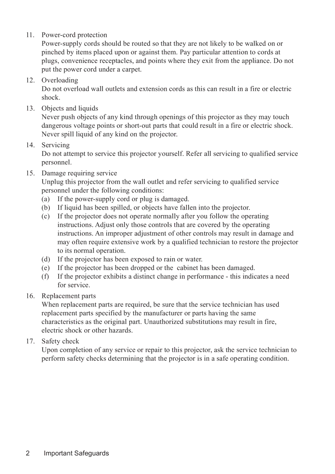 Mitsubishi Electronics SE2U user manual Important Safeguards 