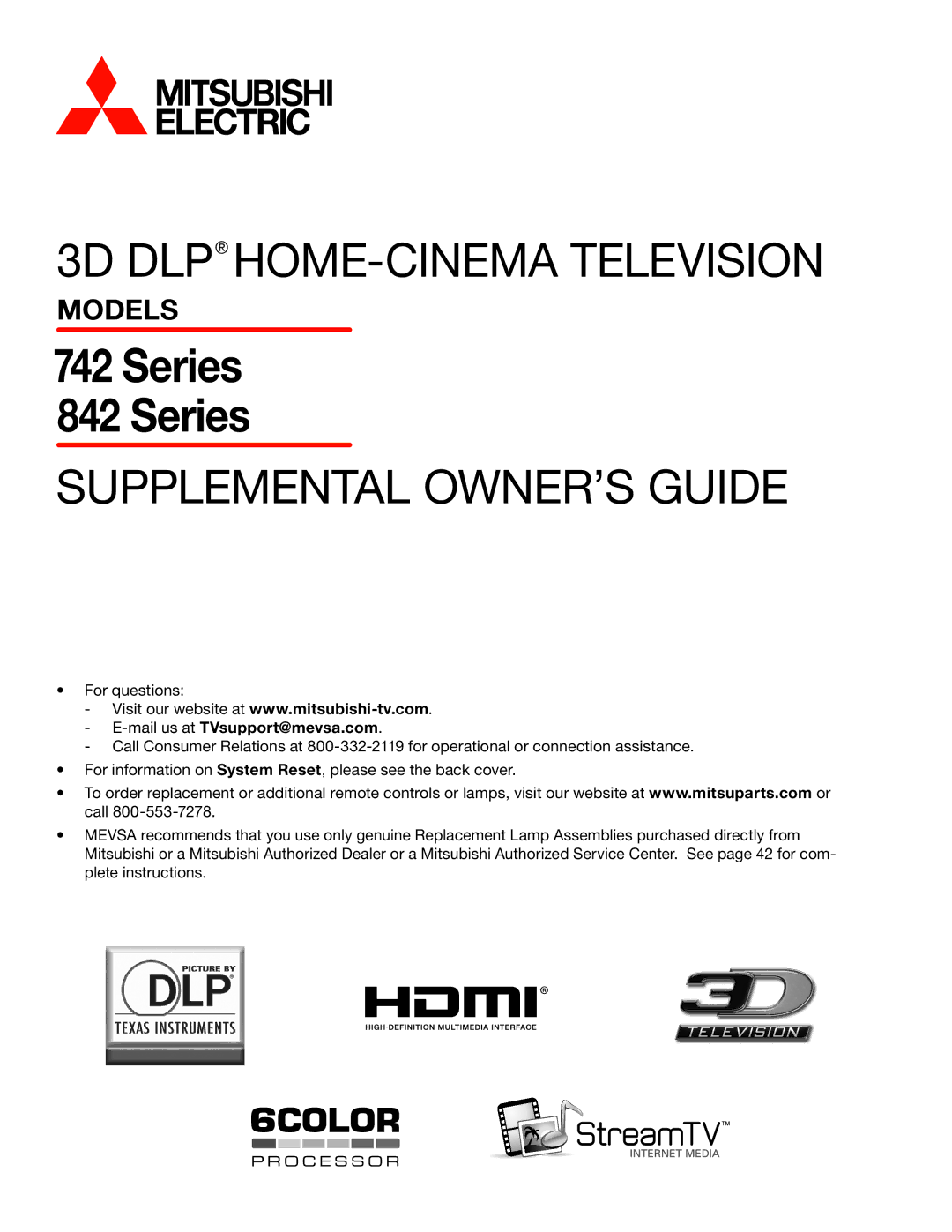 Mitsubishi Electronics SERIES 742 manual Series 