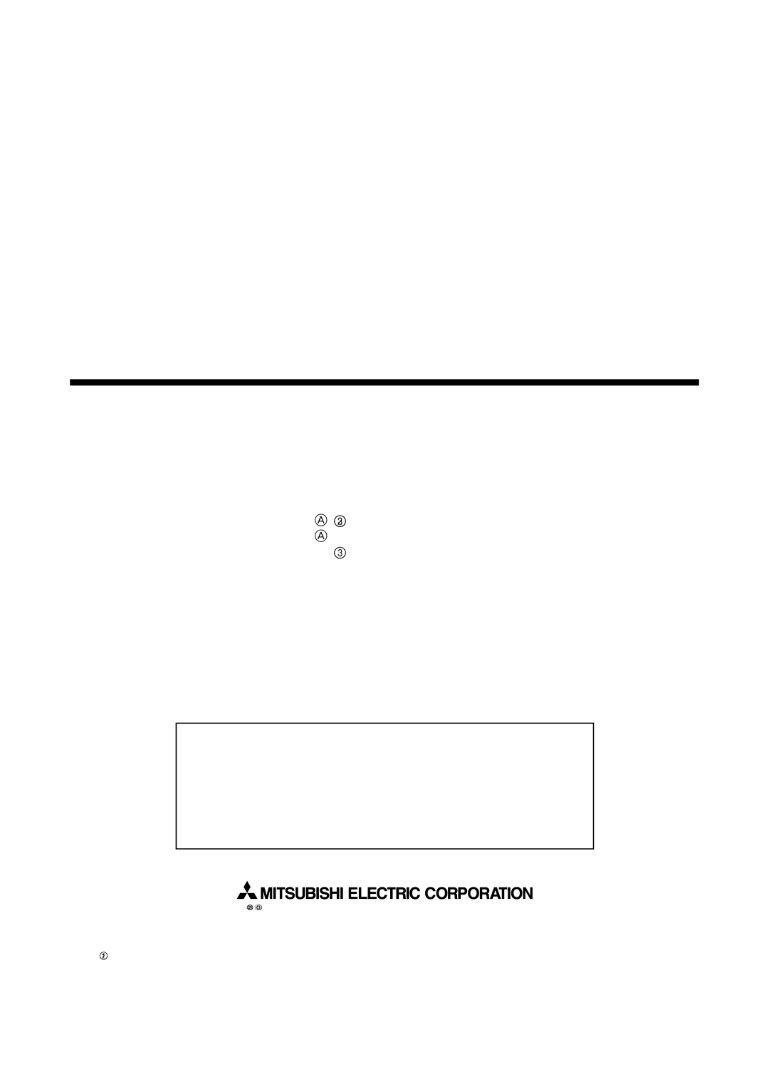 Mitsubishi Electronics A12, SLZ-A09, A18AR operation manual BG79U162H01 