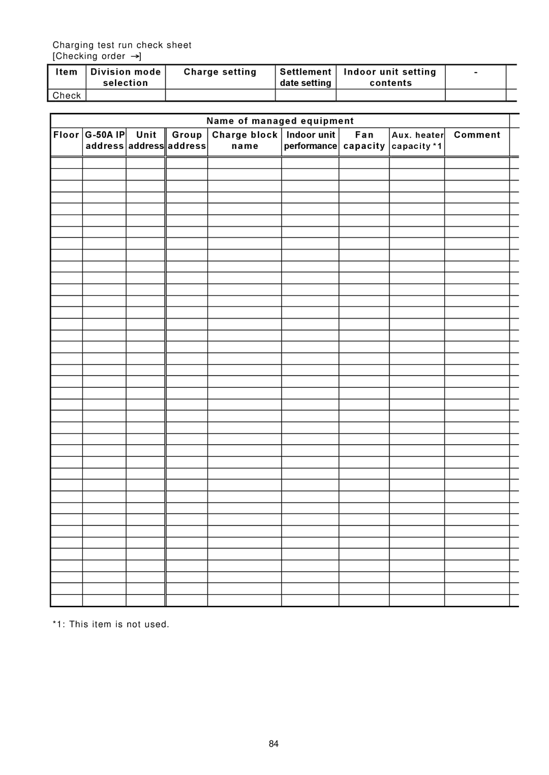 Mitsubishi Electronics TG-2000A operation manual Capacity 