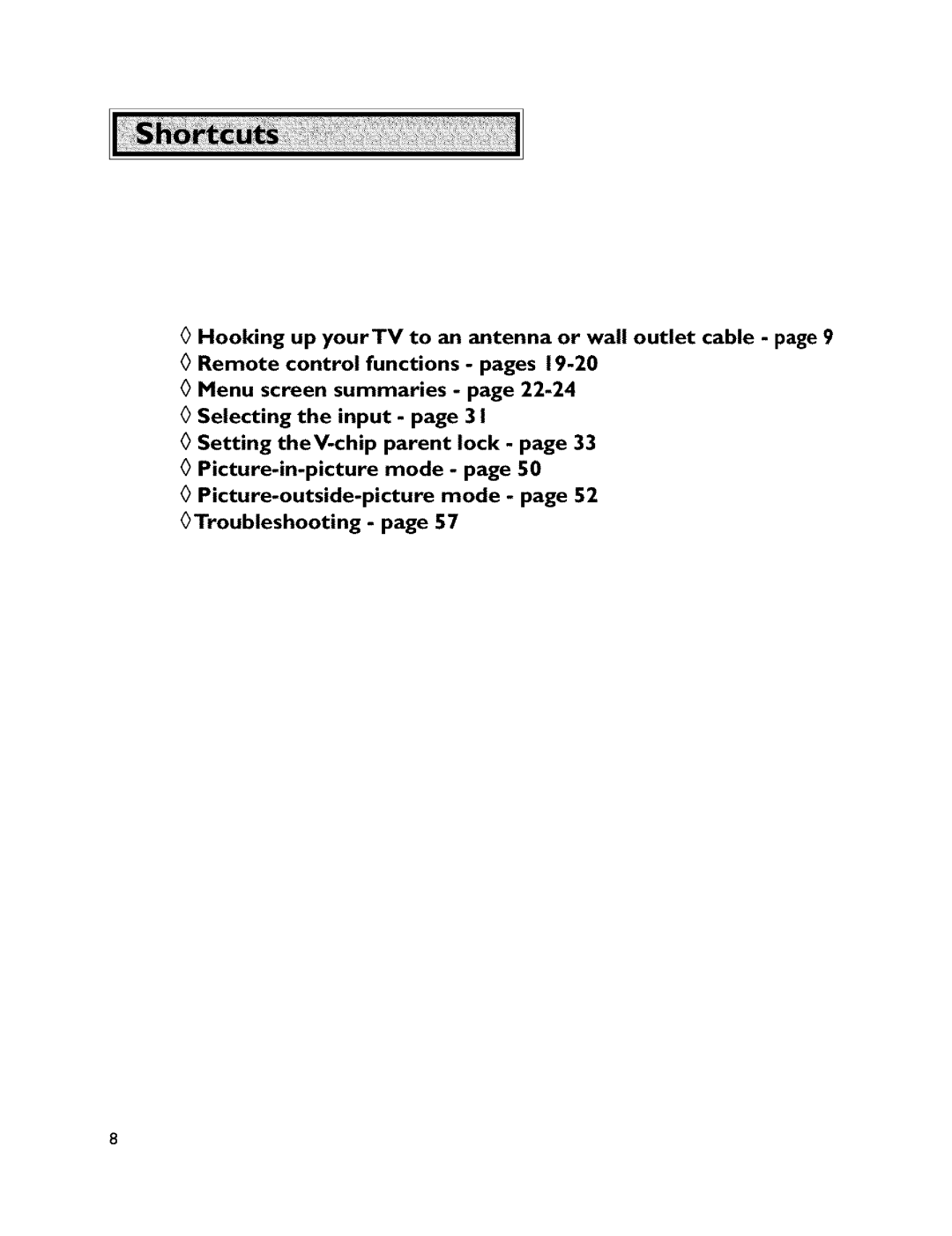 Mitsubishi Electronics VS-45607 manual 0Troubleshooting 