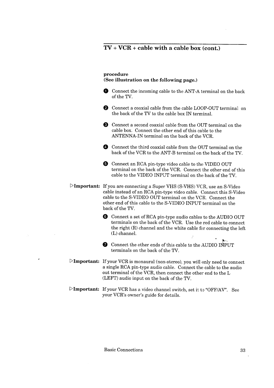 Mitsubishi Electronics VS-45501, VS-50502, VS-50501, VS-45502 manual Procedure See illustration on the following 