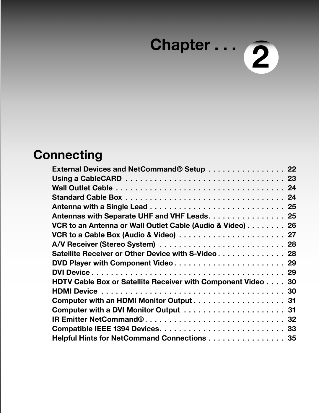 Mitsubishi Electronics WD-52628, WD-73727, WD-62628 manual Connecting 