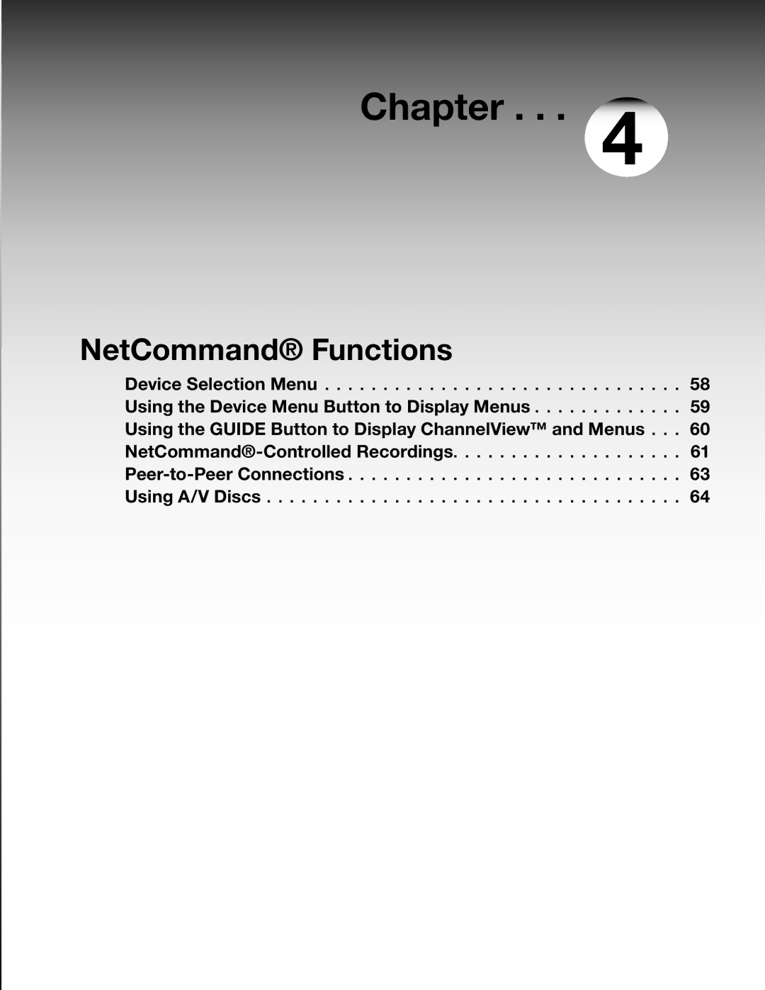 Mitsubishi Electronics WD-52628, WD-73727, WD-62628 manual NetCommand Functions 