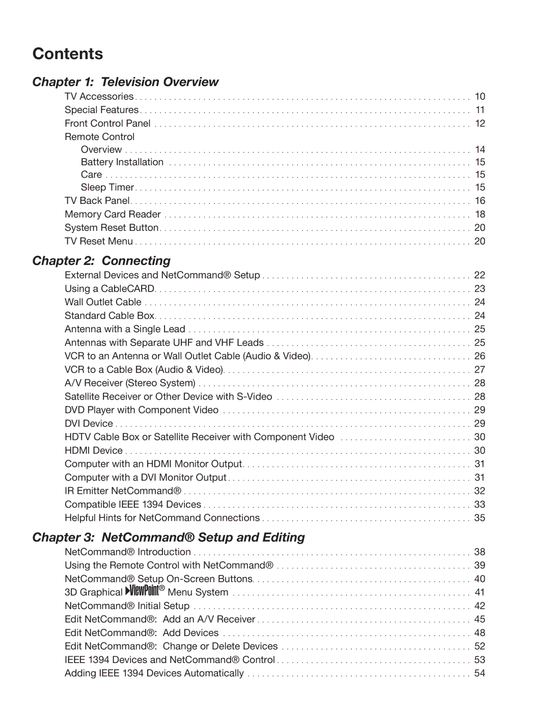 Mitsubishi Electronics WD-52628, WD-73727, WD-62628 manual Contents 