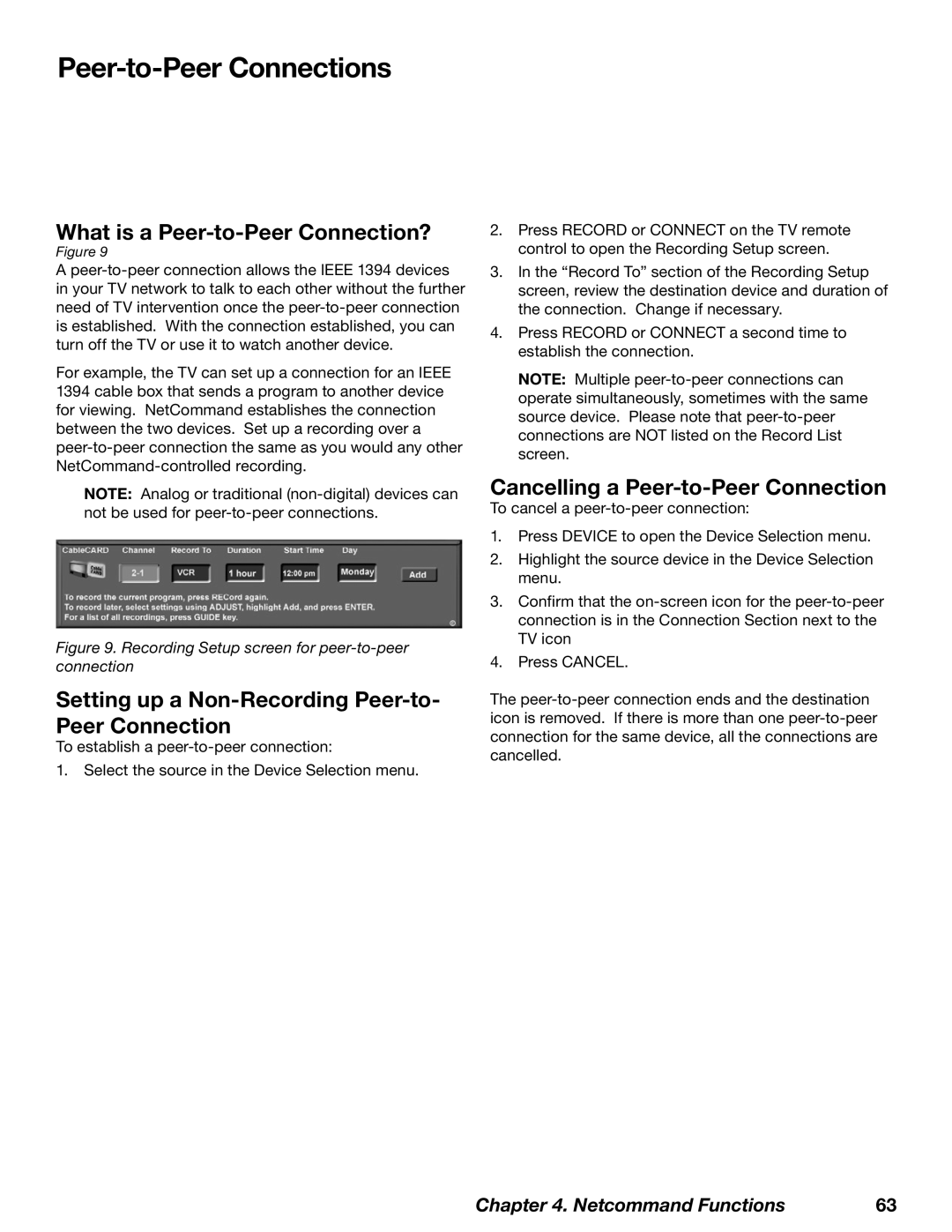 Mitsubishi Electronics WD-52628, WD-73727, WD-62628 manual Peer-to-Peer Connections, What is a Peer-to-Peer Connection? 