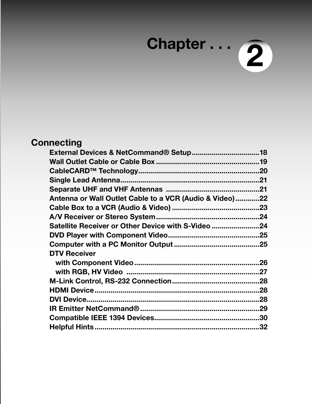 Mitsubishi Electronics WD-62825, WD-52825 manual Connecting 