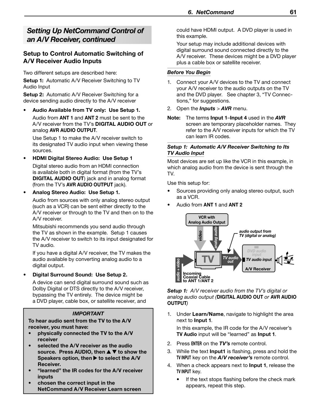 Mitsubishi Electronics WD-57833 manual Before You Begin 