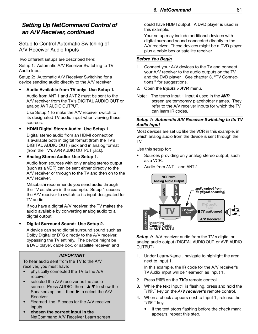 Mitsubishi Electronics WD-57833 manual Before You Begin 