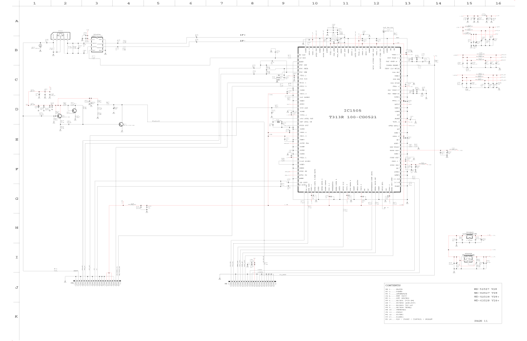 Mitsubishi Electronics WD-52528, WD-62527, WD-62528 specifications If+, UPC3221GV 