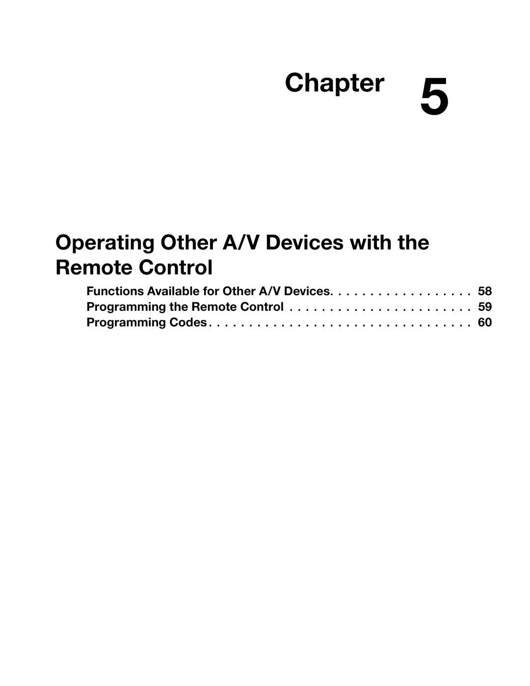 Mitsubishi Electronics WD-62530 manual Operating Other A/V Devices with the Remote Control 