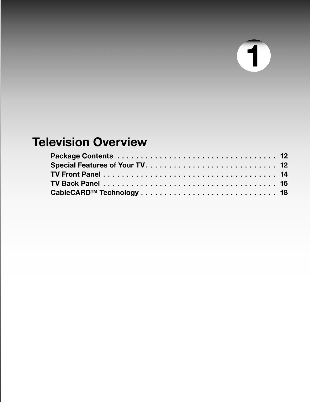 Mitsubishi Electronics WD-Y57aa manual Television Overview 