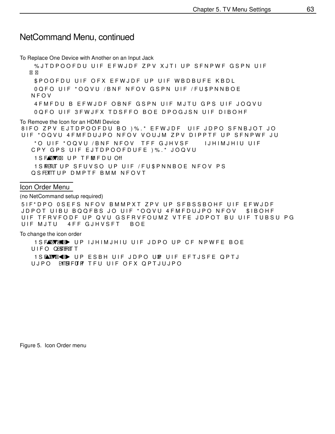 Mitsubishi Electronics WD-Y57aa manual Icon Order Menu, To Replace One Device with Another on an Input Jack 