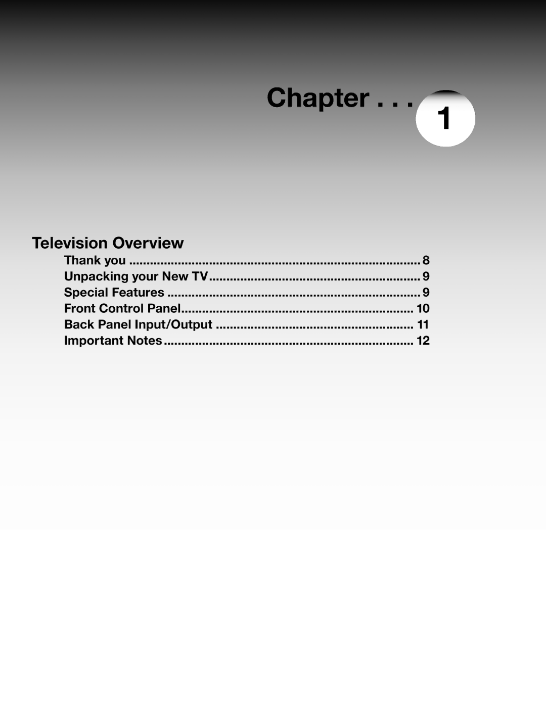 Mitsubishi Electronics WS-55315, WS-65315A, WT-42315, WS-48315 manual Chapter, Television Overview 