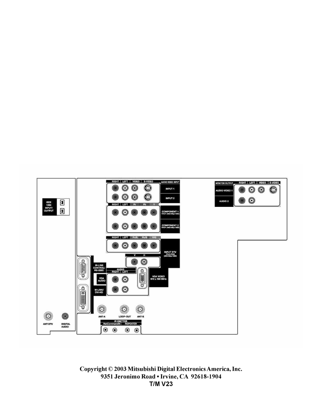 Mitsubishi Electronics WS-48613, WS-65513, WS-48513, WS-55513 manual 