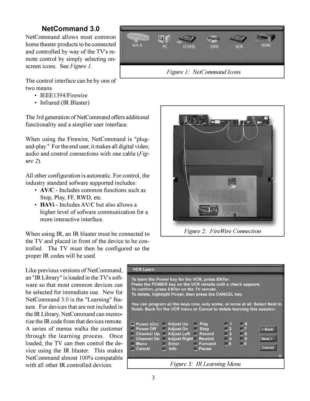 Mitsubishi Electronics WS-65513, WS-48613, WS-48513, WS-55513 manual NetCommand Icons 