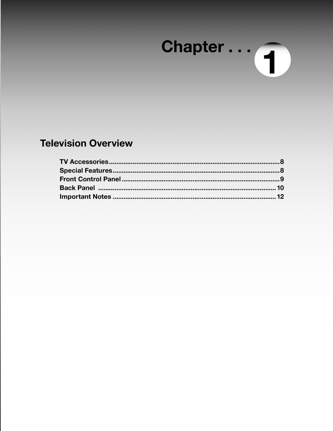 Mitsubishi Electronics WS-48515, WS-65515A, WS-65615A, WS-73615, WS-55515, WS-55615A manual Chapter, Television Overview 