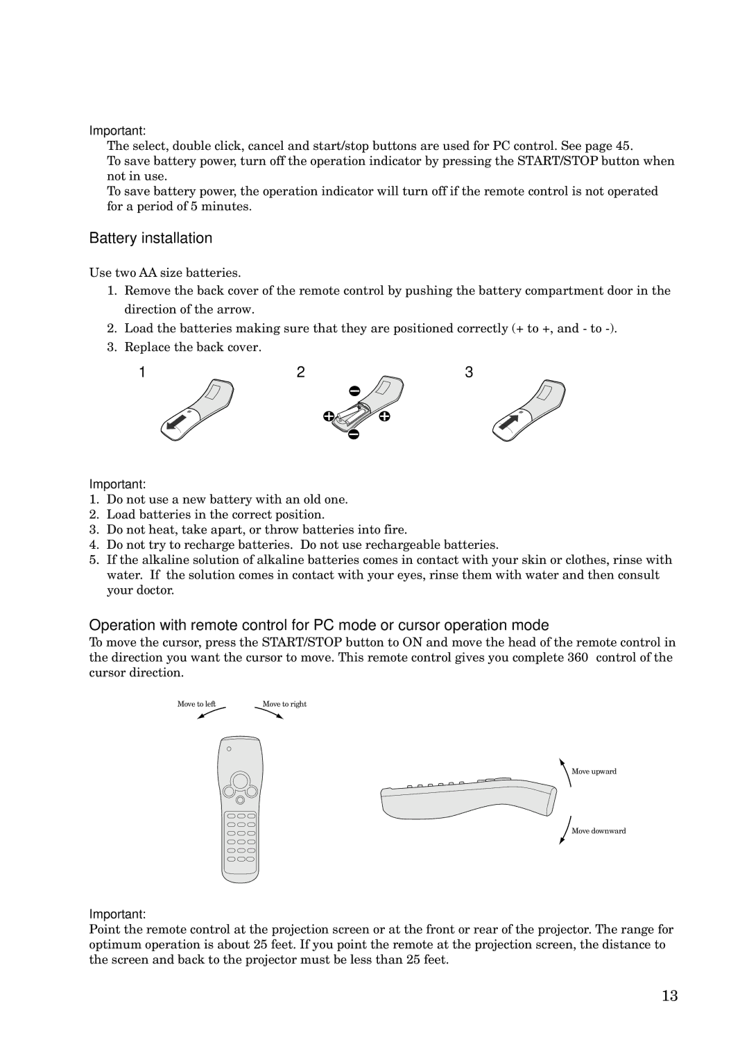 Mitsubishi Electronics X100 manual Battery installation 