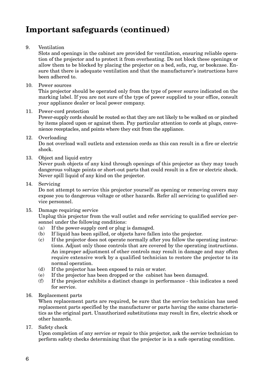 Mitsubishi Electronics X100 manual Important safeguards 