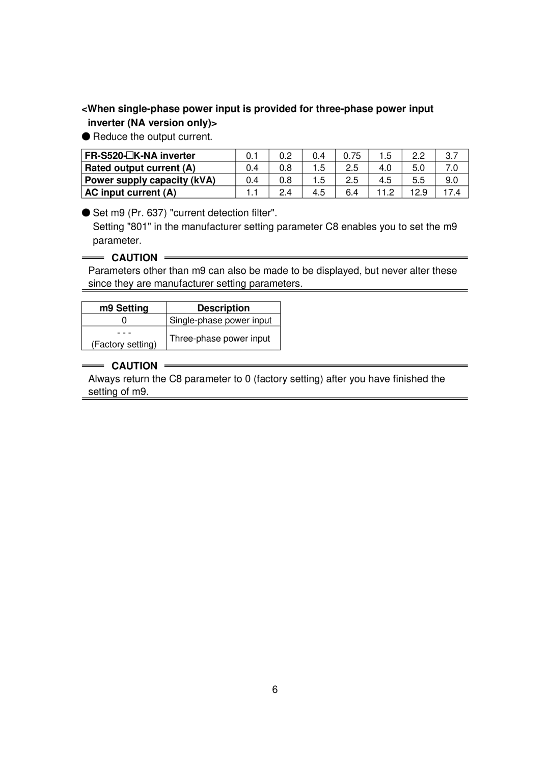 Mitsubishi FR - S500 instruction manual Reduce the output current 