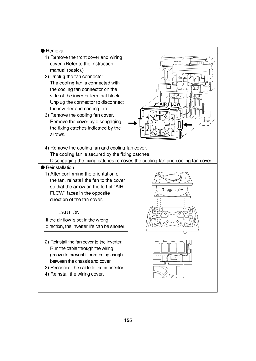 Mitsubishi FR - S500 instruction manual AIR Flow 