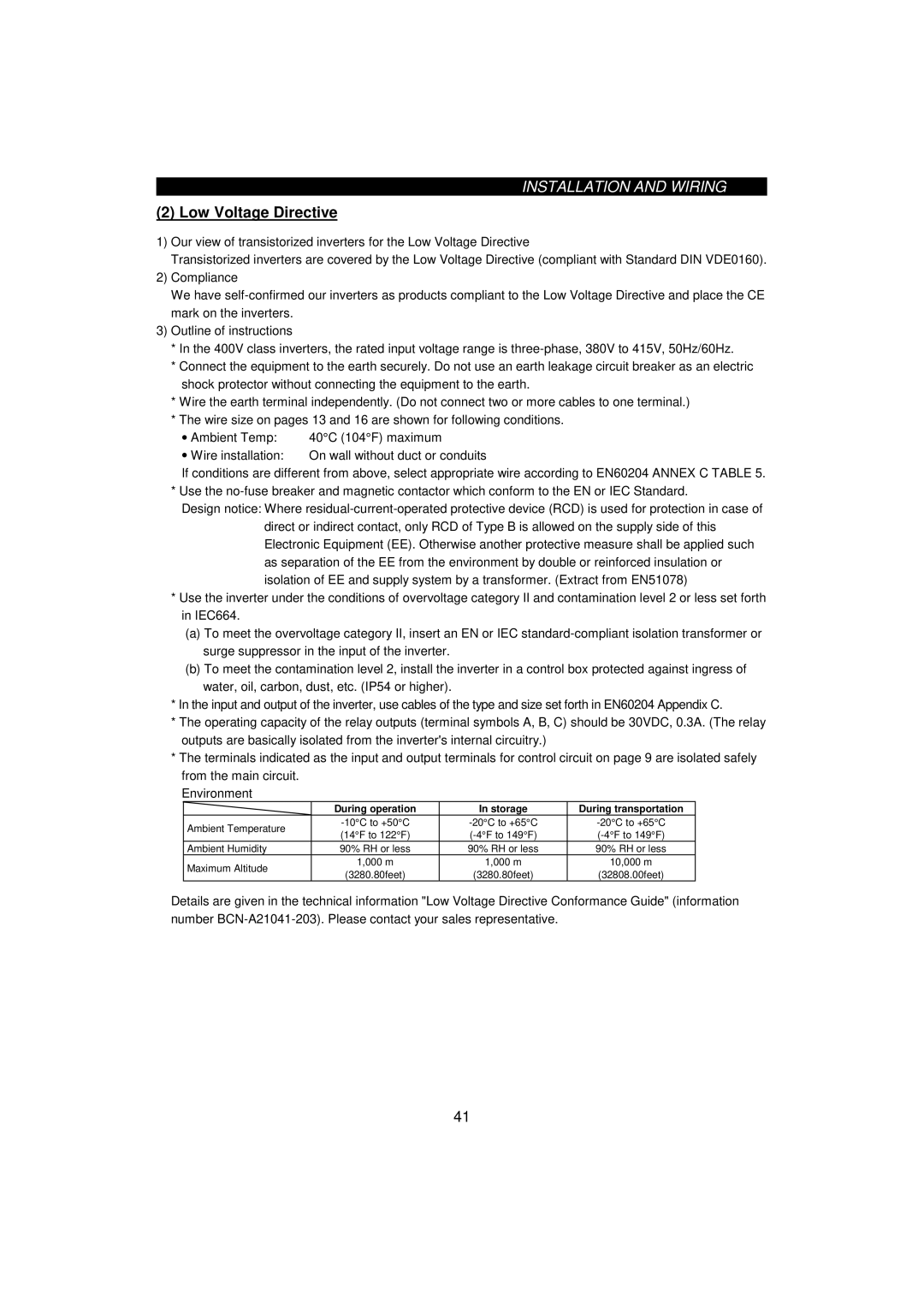 Mitsumi electronic 55K Low Voltage Directive, During operation Storage During transportation, 90% RH or less 