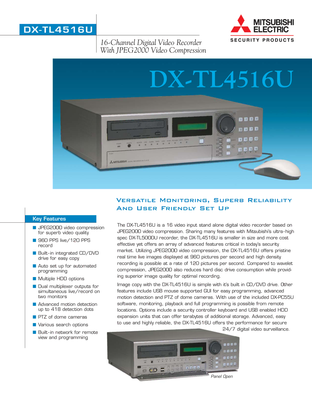 Mitsumi electronic DX-TL4516U manual 