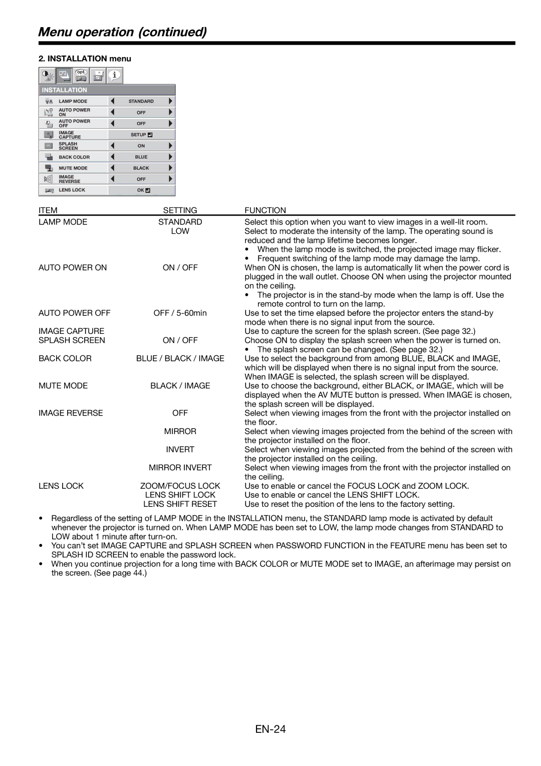 Mitsumi electronic HD8000 user manual EN-24 