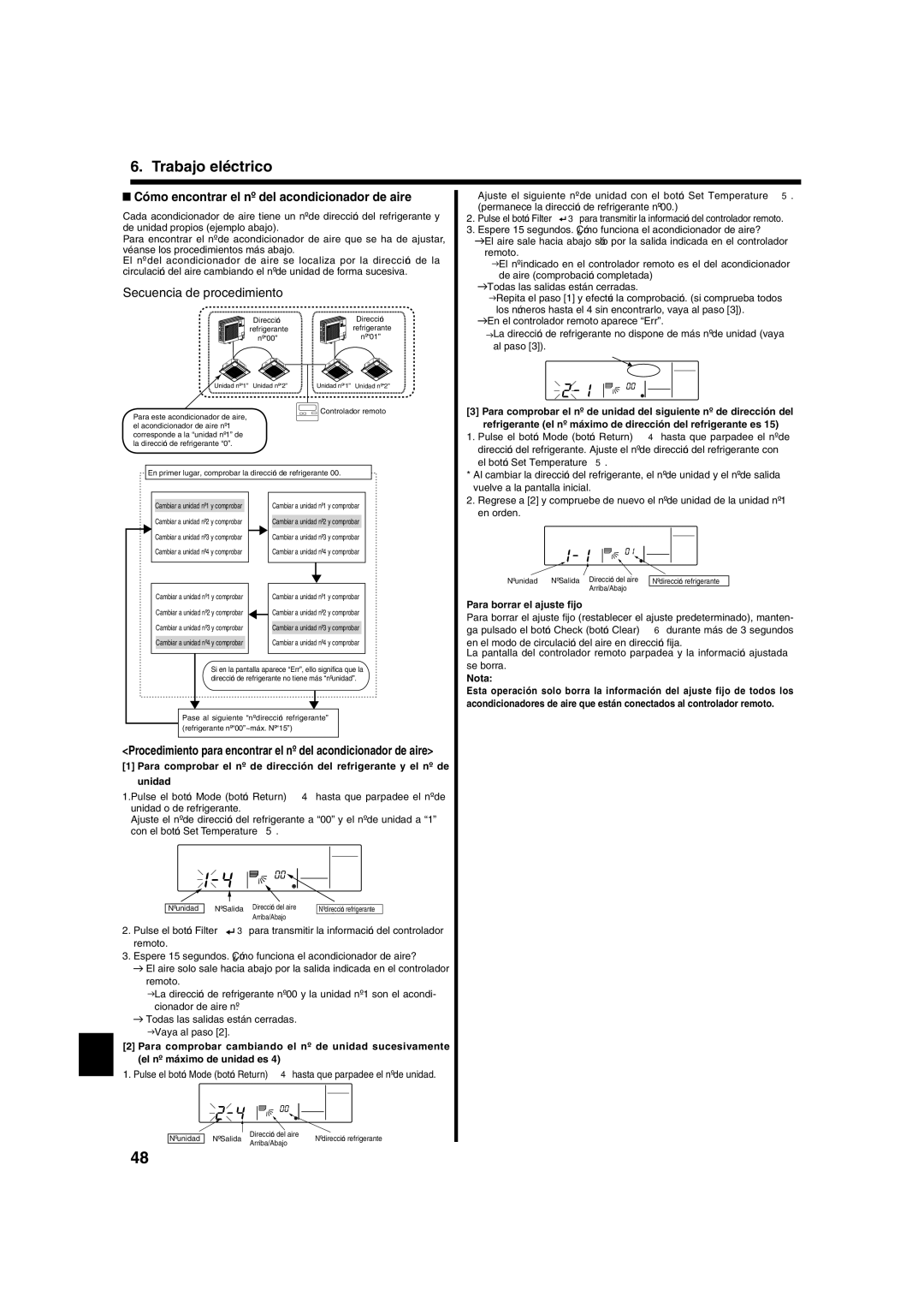 Mitsumi electronic PLA-ABA installation manual Cómo encontrar el nº del acondicionador de aire, Nota 