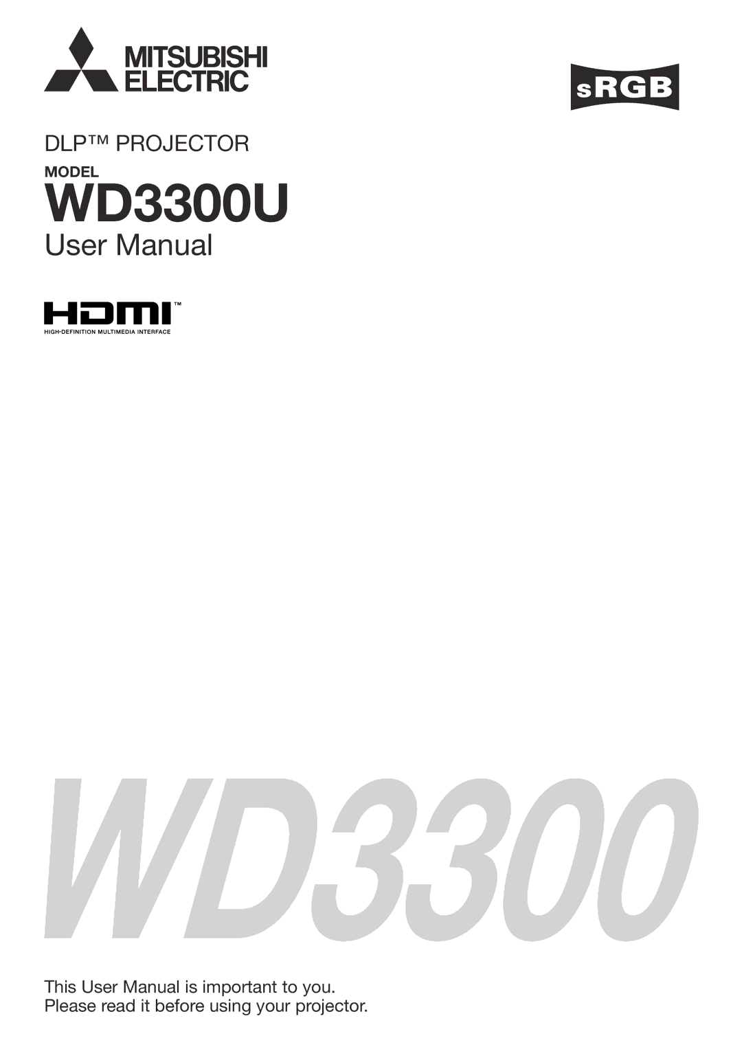 Mitsumi electronic WD3300U user manual 