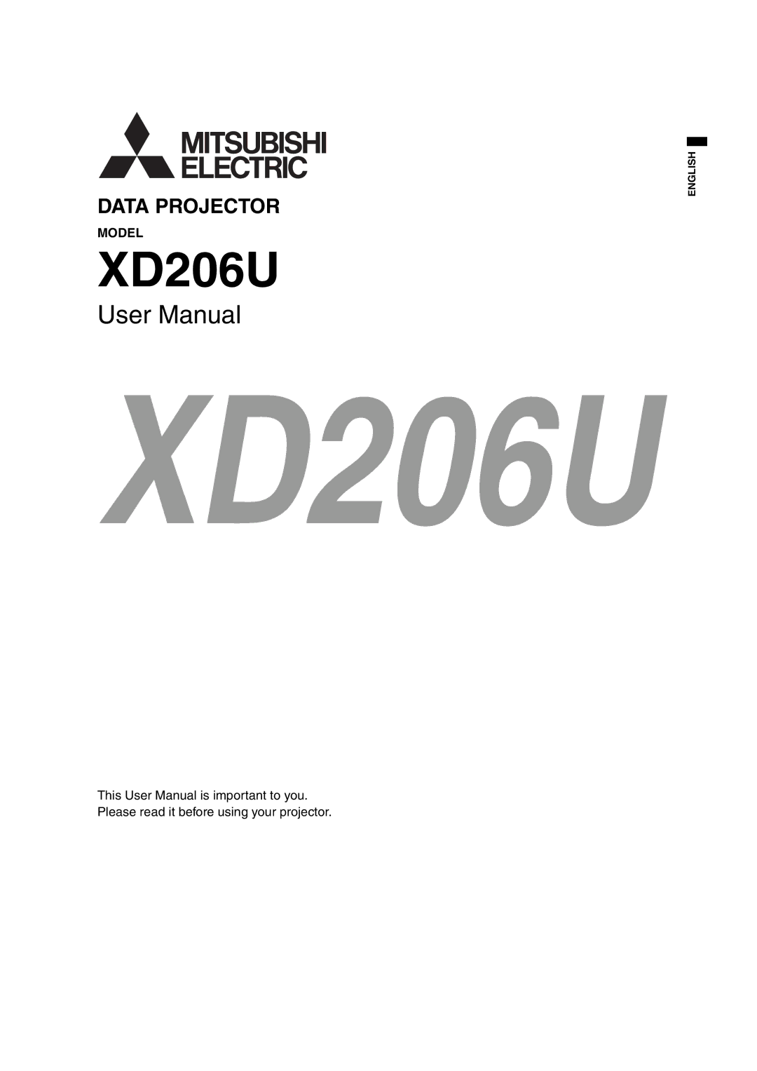 Mitsumi electronic XD206U user manual 