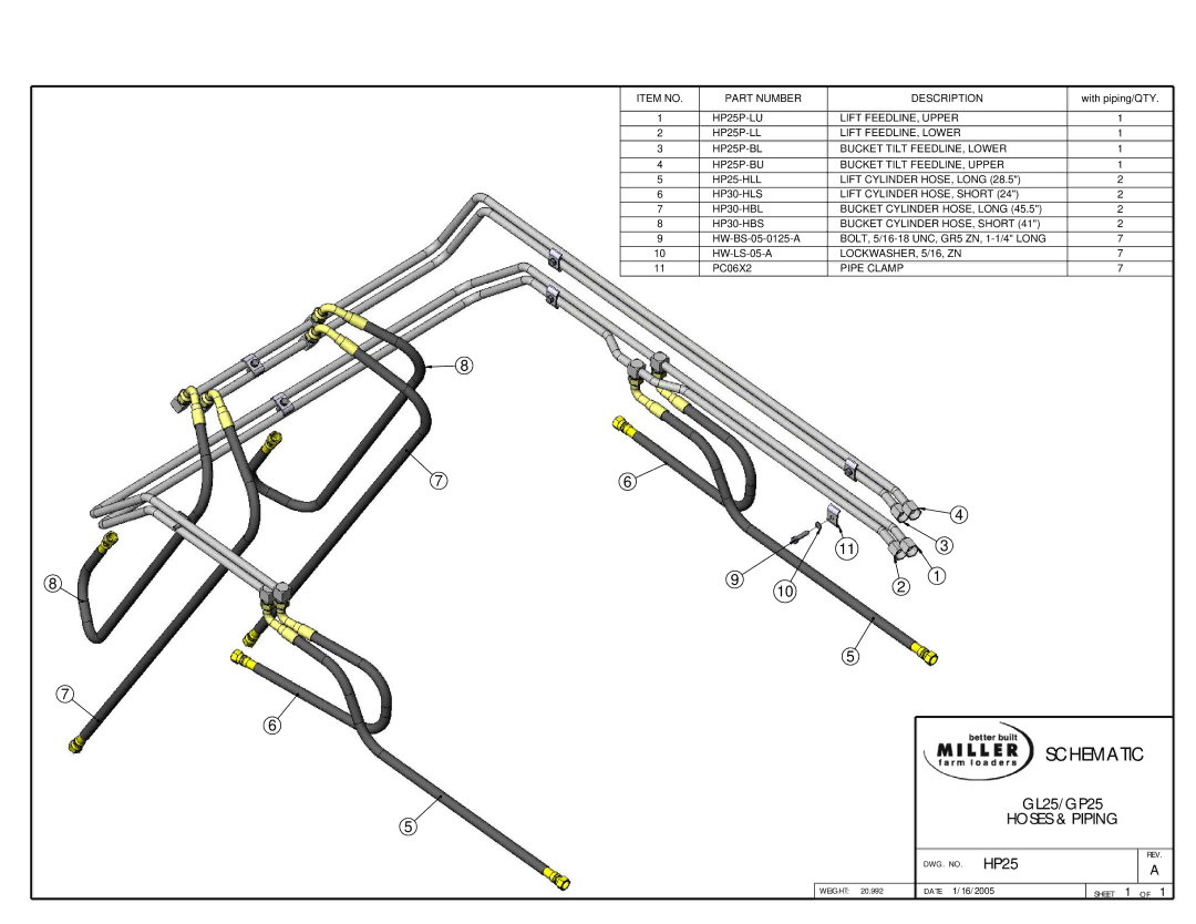 MK Sound GP25 owner manual Hoses & Piping 