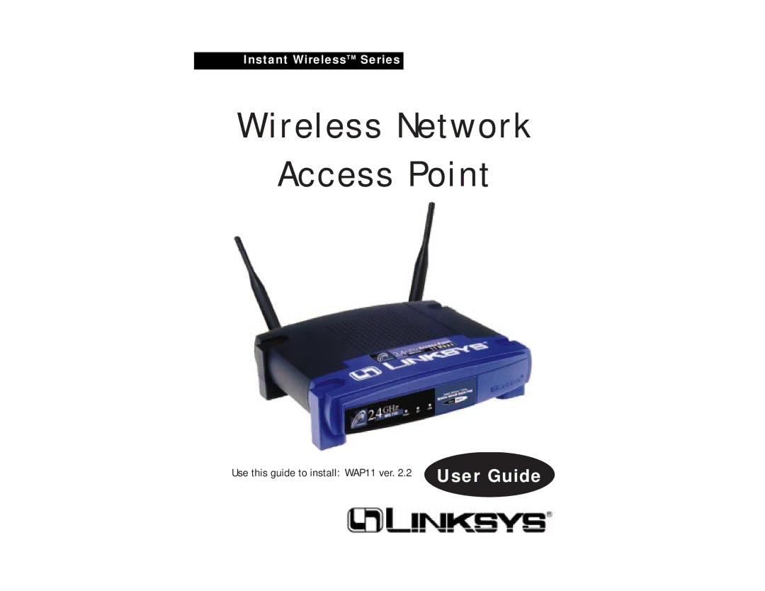 Mobile Mark wap11 manual Wireless Network Access Point 