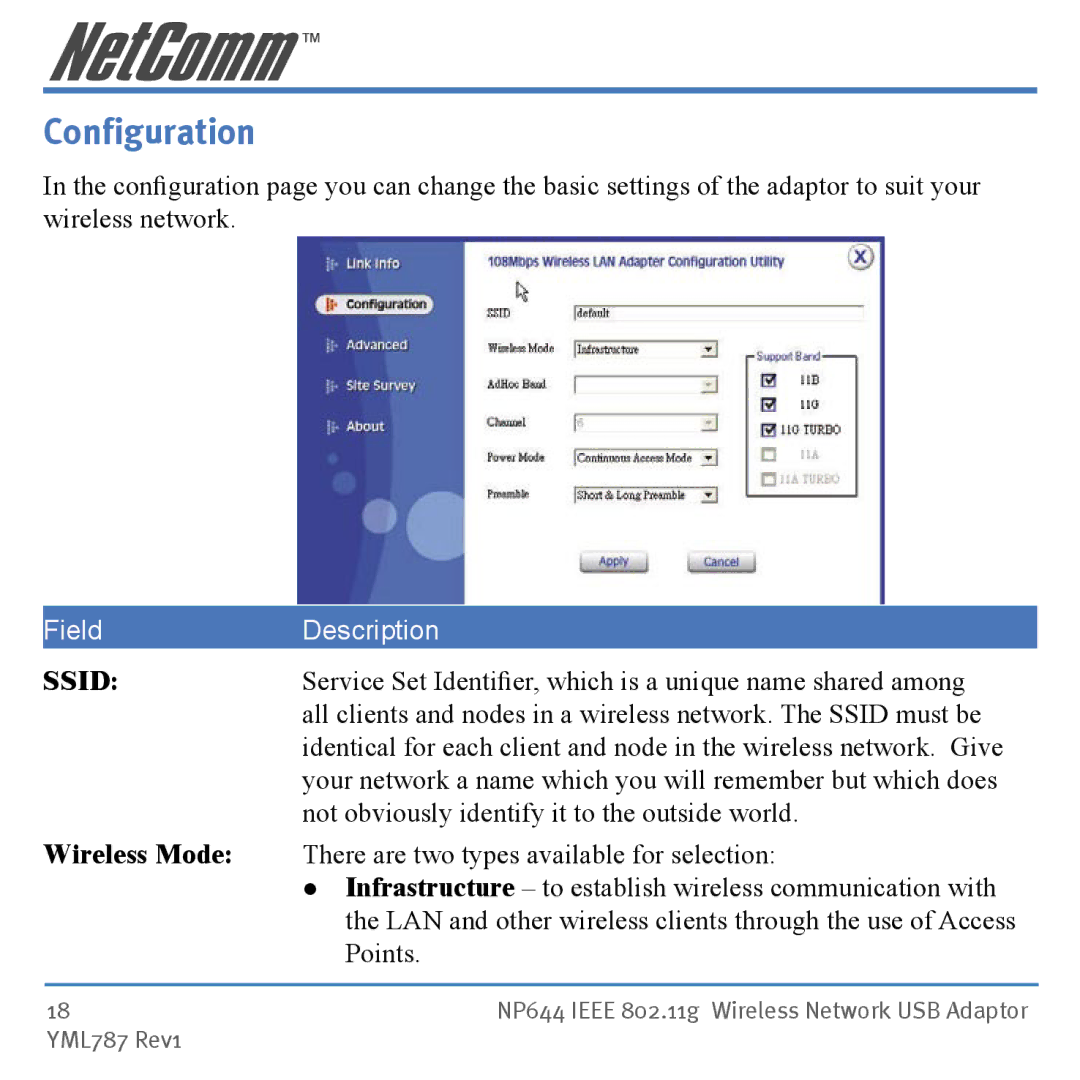 Mobility Electronics NP644 manual Configuration 