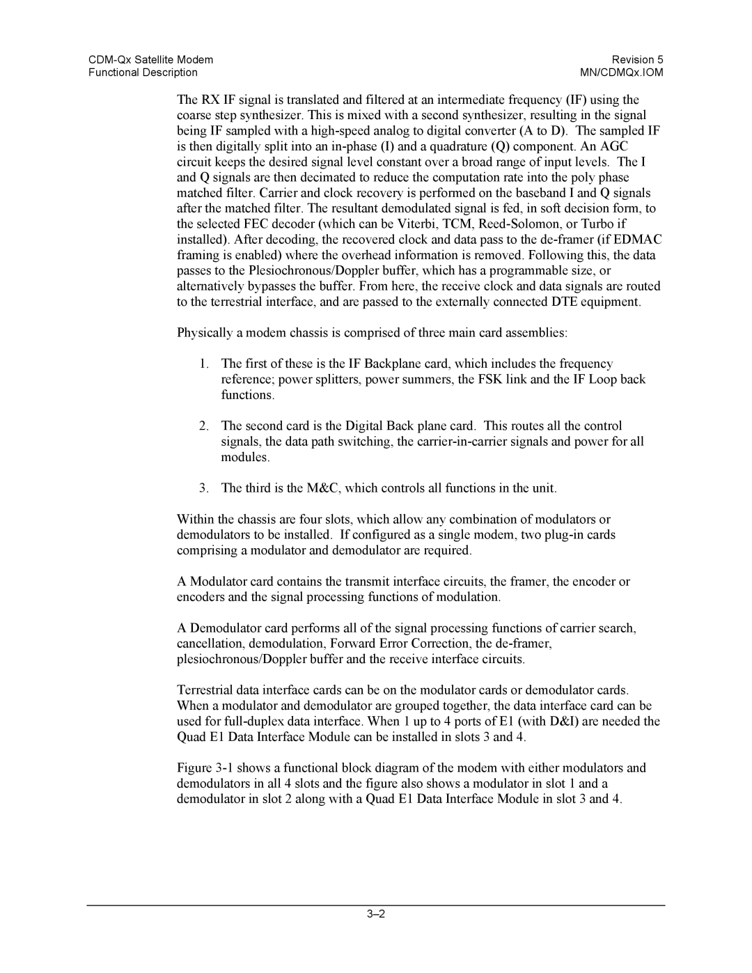 Mocomtech CDM-QX operation manual 