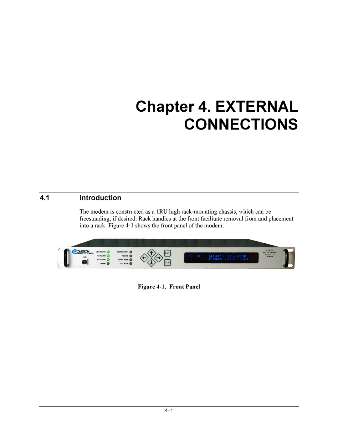 Mocomtech CDM-QX operation manual Connections 