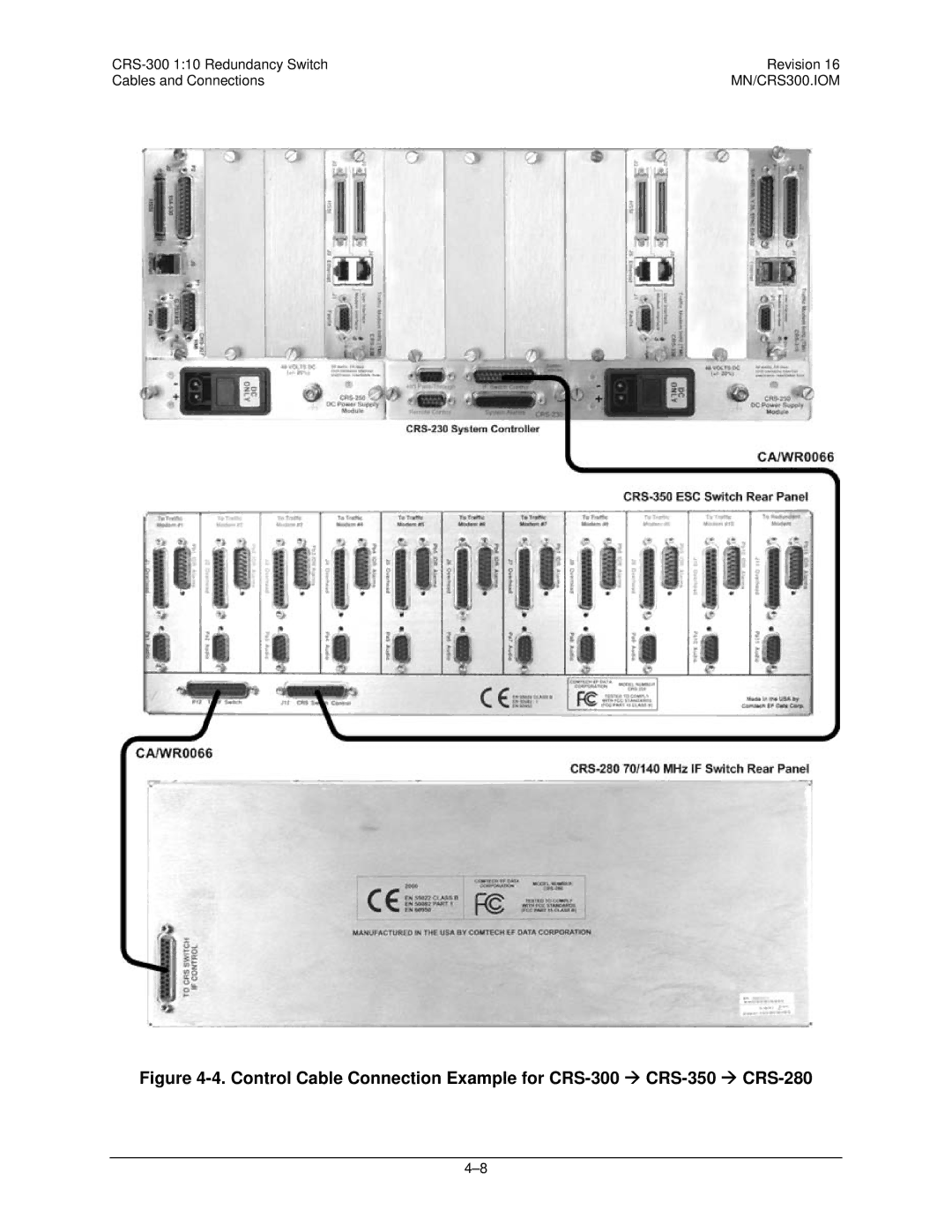 Mocomtech CRS-300 operation manual MN/CRS300.IOM 