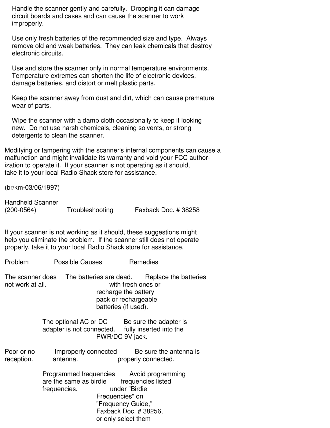 Moen 200-0564 manual 