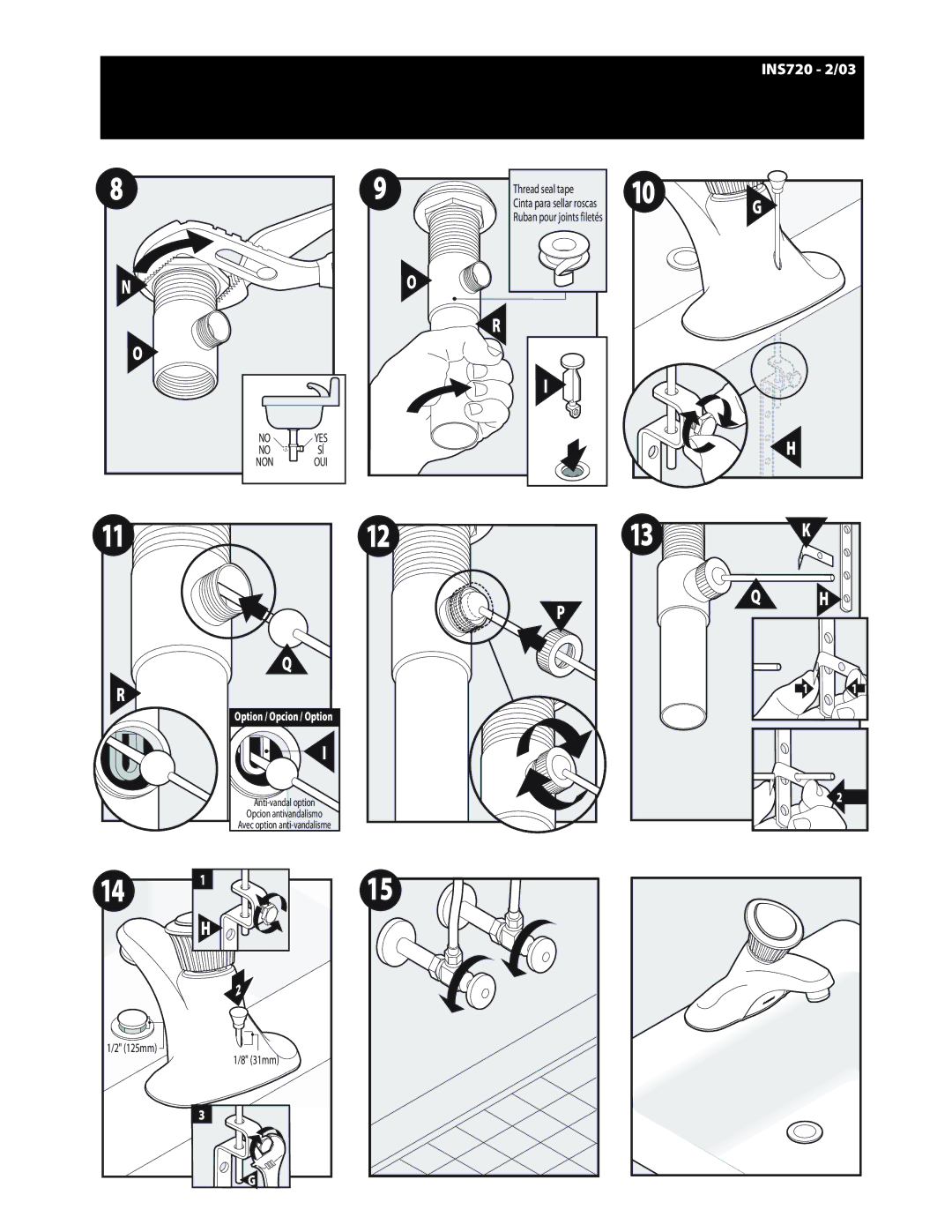 Moen 64621P, 4621CP, 64600, 64621W, 64624, 64625P warranty Non 